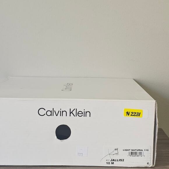 CALVIN KLEIN Women's Jallis2 Zip Up Booties Size 10 Light Natural NWT - Picture 7 of 7